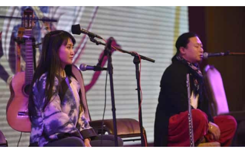 敦煌2021一路向西新年音樂會(huì)在敦煌山莊舉辦